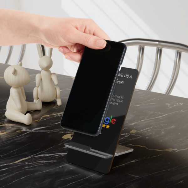 2 Piece Hardboard Google QR Code Review Stand Black - Image 4