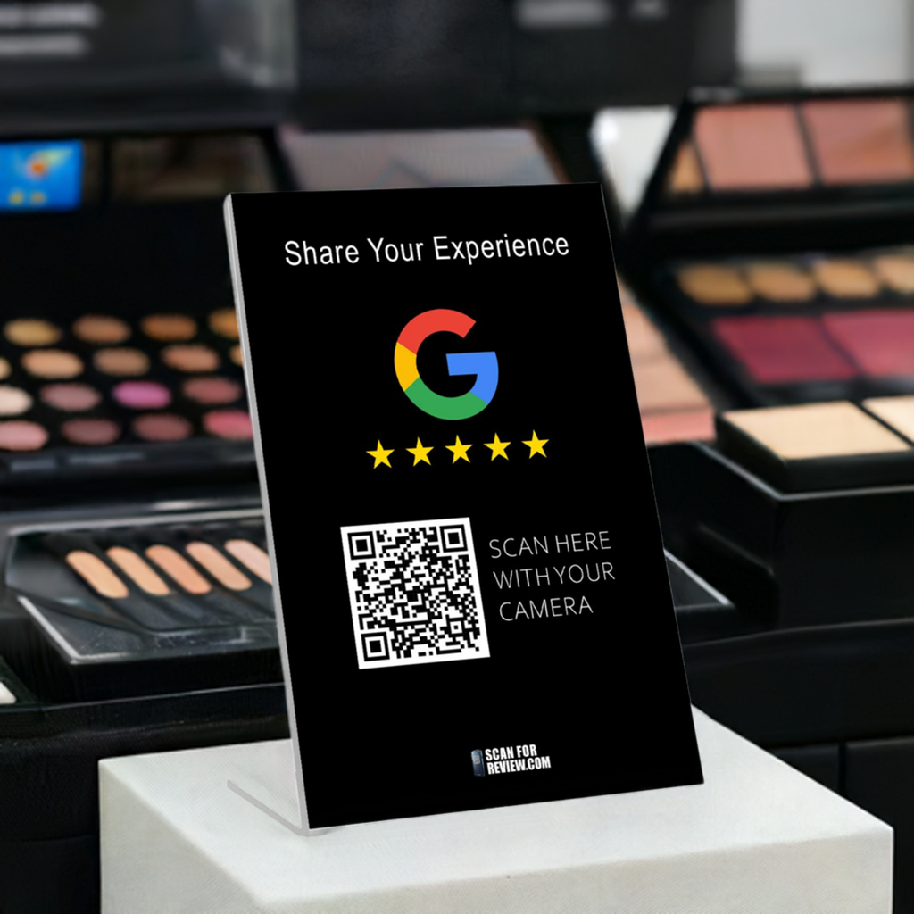 QR Code Review Stands
