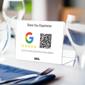 Google Review Sign For Tables