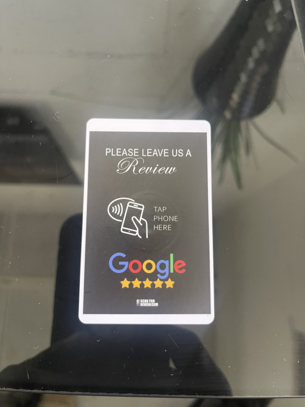 NFC Google Review Cards - Tap To Leave A Review Card - Image 3