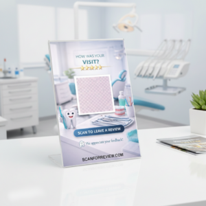 review sign for dental office