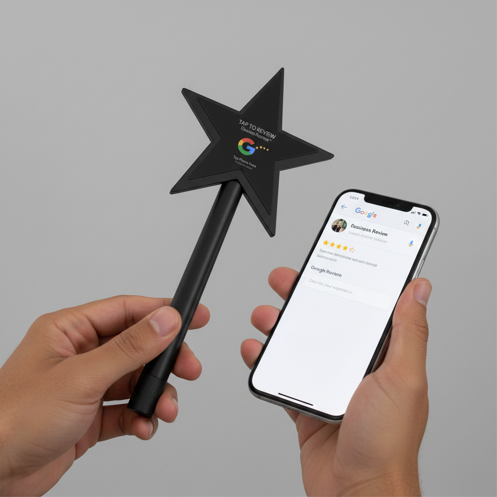 Review Wand™ – NFC Google Review Tool & Countertop Stand - Image 3