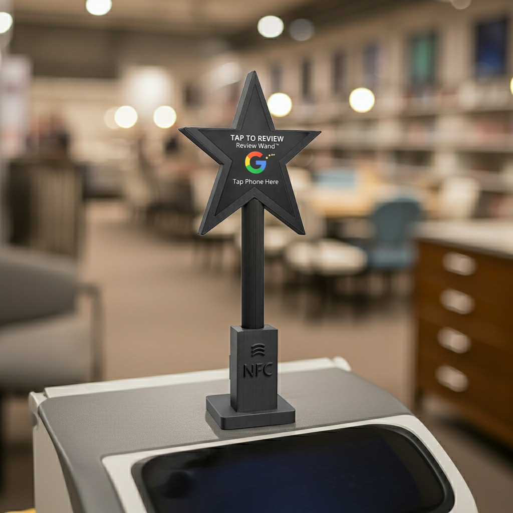 Review Wand™ – NFC Google Review Tool & Countertop Stand - Image 4