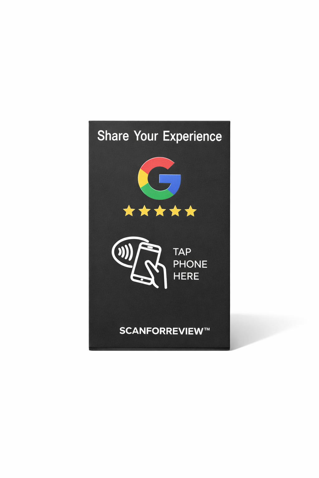 Black NFC Google Review Stand Tap to Leave a Review | ScanForReview - Image 8