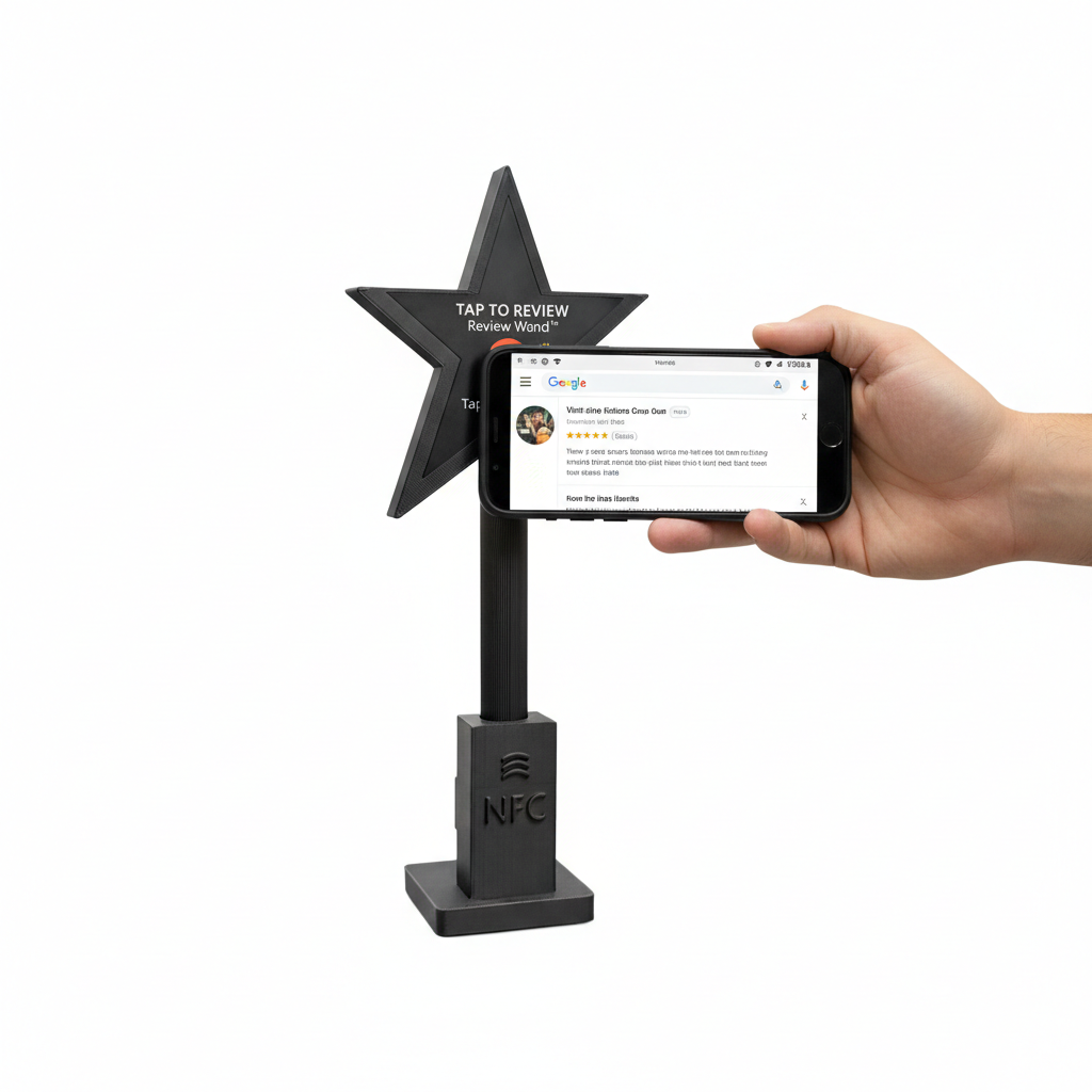 Review Wand™ – NFC Google Review Tool & Countertop Stand - Image 13