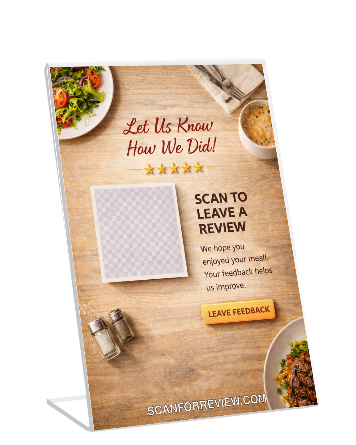 Google Review Stand 075 Restaurant Featured